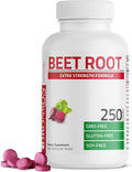 Bronson Beet Root Extra Strength, 250 Comprimidos Vegetarianos