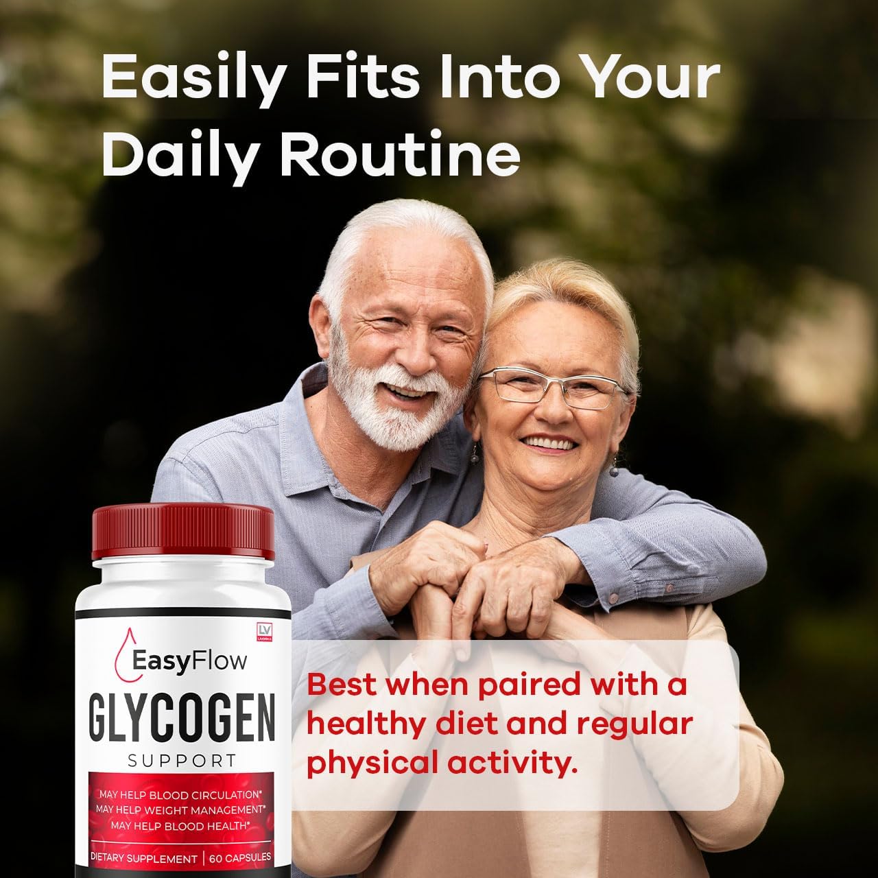 Easy Flow Glycogen Support - 120 Cápsulas (2 Pack)