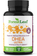 ForestLeaf DHEA 100mg - 90 Cápsulas - Suplemento de DHEA Micronizado