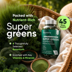 WeightWorld Super Greens Gummies - Energía, Inmunidad y Salud Digestiva - 90 Gominolas Veganas de Superalimentos