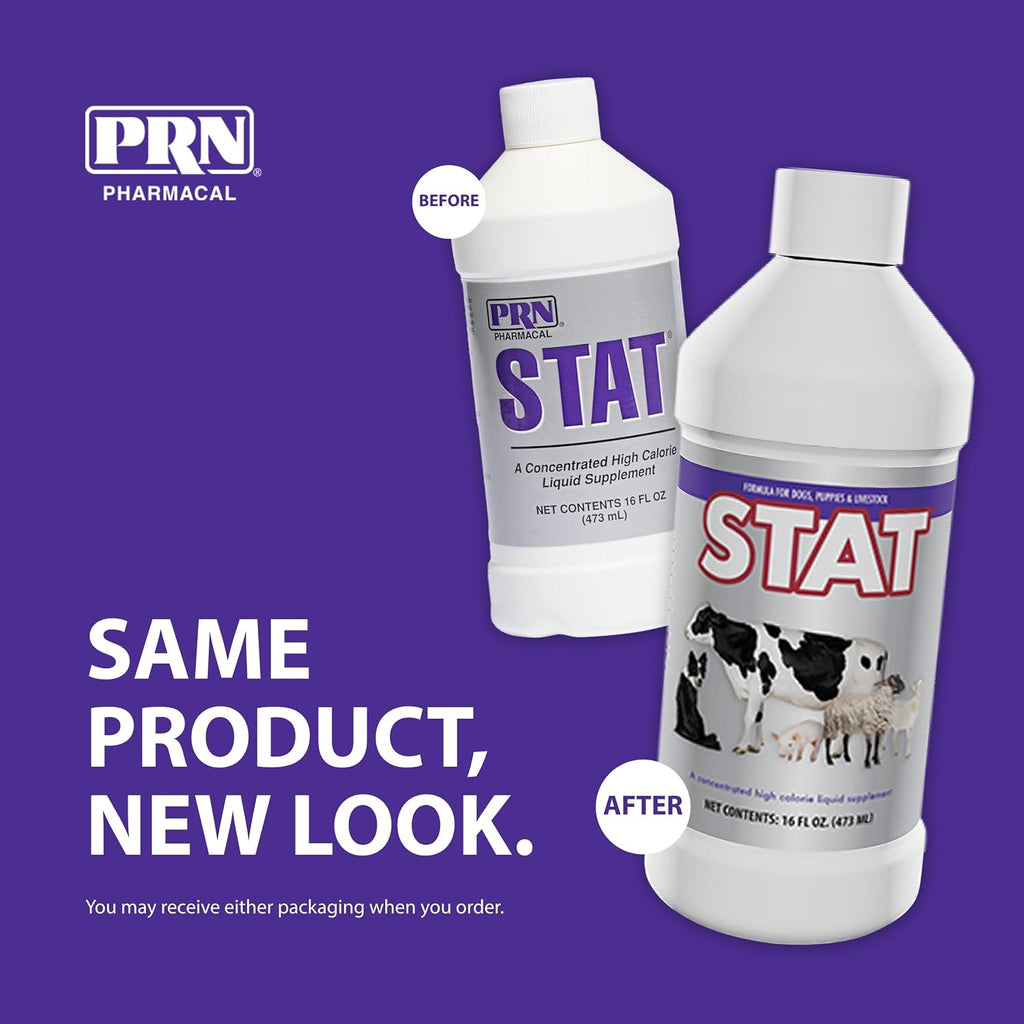 PRN Pharmacal STAT - Complemento Nutricional Hipercalórico - Ayuda a Restaurar Hidratación y Nutrición - Con Vitaminas A, D3, C, E y Más - Sabor Vainilla - 473 ml