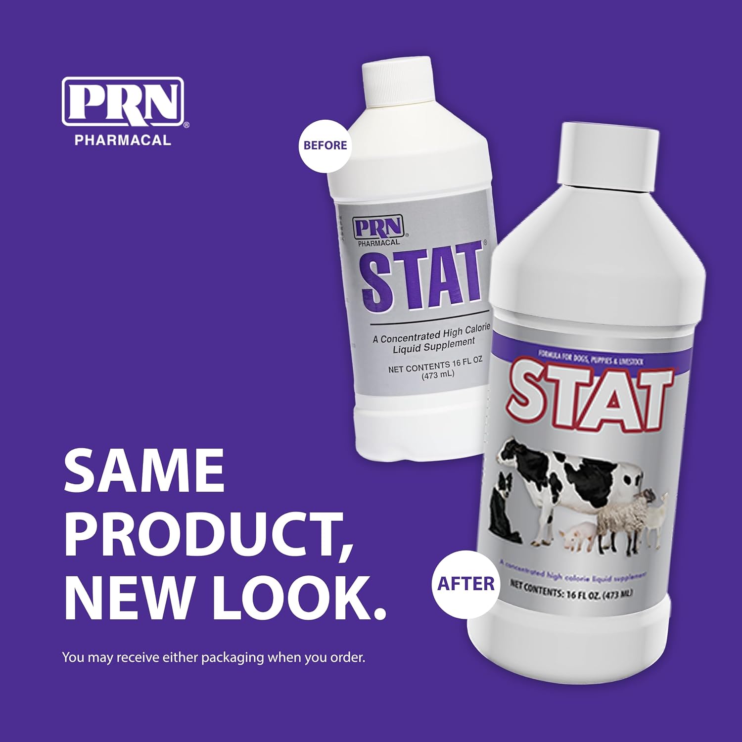 PRN Pharmacal STAT - Complemento Nutricional Hipercalórico - Ayuda a Restaurar Hidratación y Nutrición - Con Vitaminas A, D3, C, E y Más - Sabor Vainilla - 473 ml