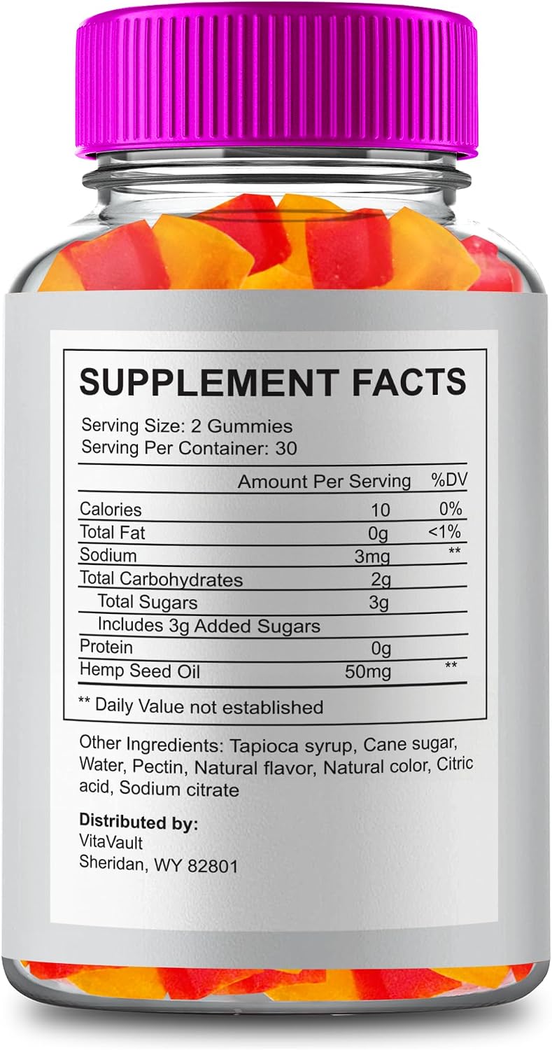 Via Hemp Gummies - Maximum Strength (60 Gominolas)