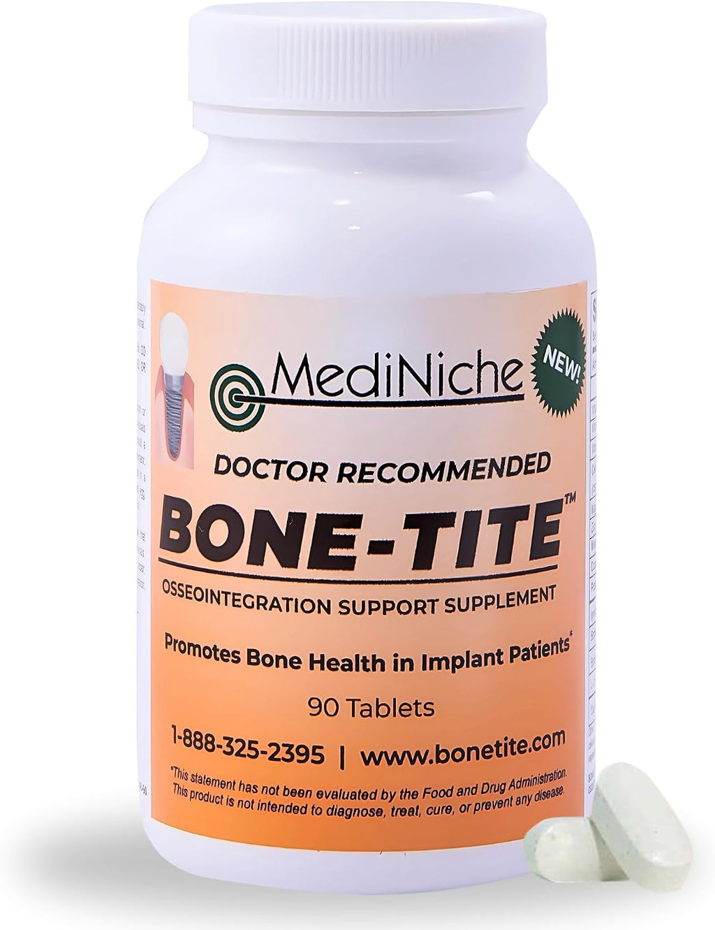 Bone-Tite Osseointegration Support Supplement | 90 Tablets