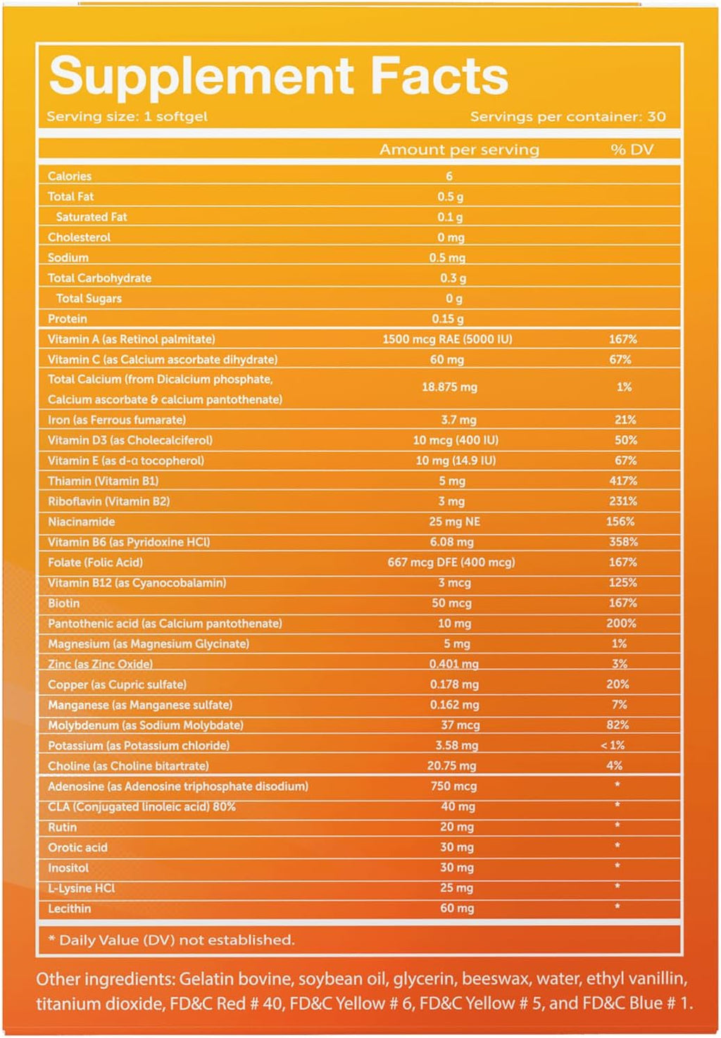 Vivioptal Multi – Multivitamínico y Multimineral, 30 Cápsulas Blandas, Fórmula Alemana, Sin Gluten