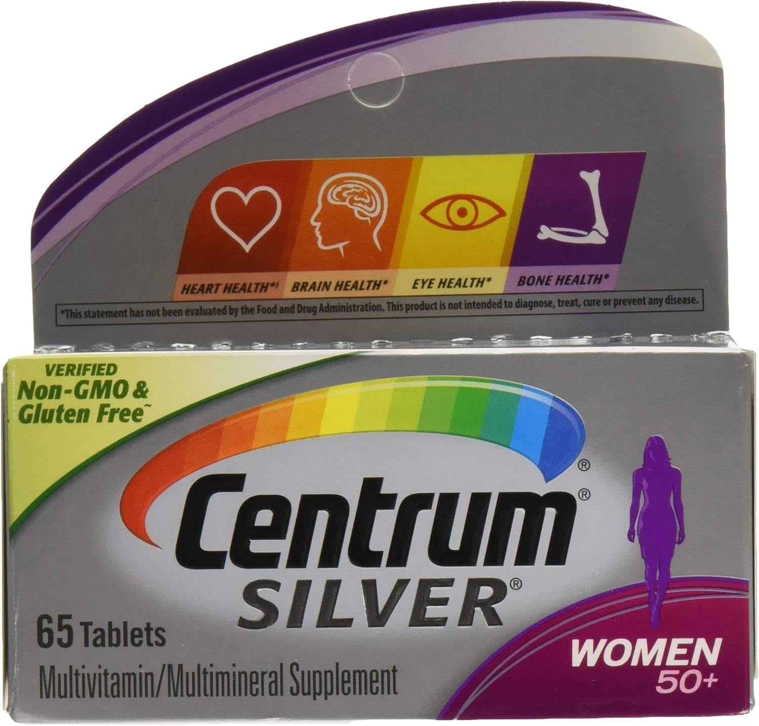 Centrum Silver Multivitamínico Mujer 65 comprimidos (Pack de 2)