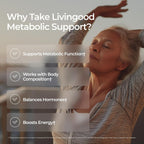 Livingood Daily Metabolism Booster - Apoyo Metabólico (120 Cápsulas Vegetales)