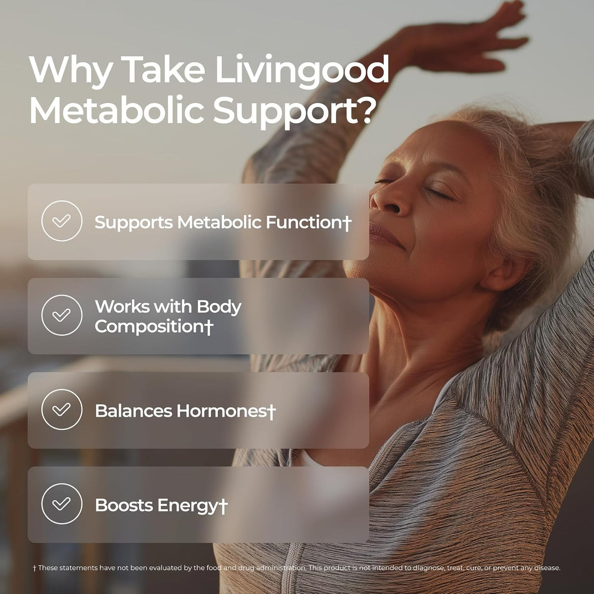 Livingood Daily Metabolism Booster - Apoyo – Extracto de té verde descafeinado: Rico en catequinas, compuestos que – Image 5
