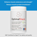 OptimalStack Creatine Monohydrate, HMB y Vitamina D3 - 30 Servicios