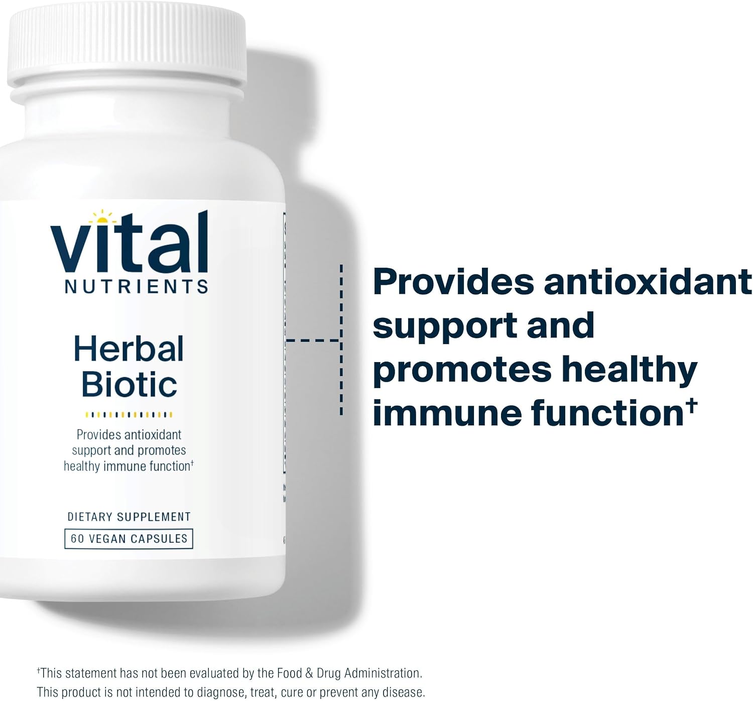 Vital Nutrients Herbal Biotic – 60 Cápsulas