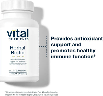 Vital Nutrients Herbal Biotic - Apoyo – Vitamina A (palmitato de retinilo): Importante para la función inmune y la – Image 5