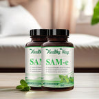 SAM-e 1500mg - S-Adenosilmetionina de Alta Absorción - 120 Cápsulas