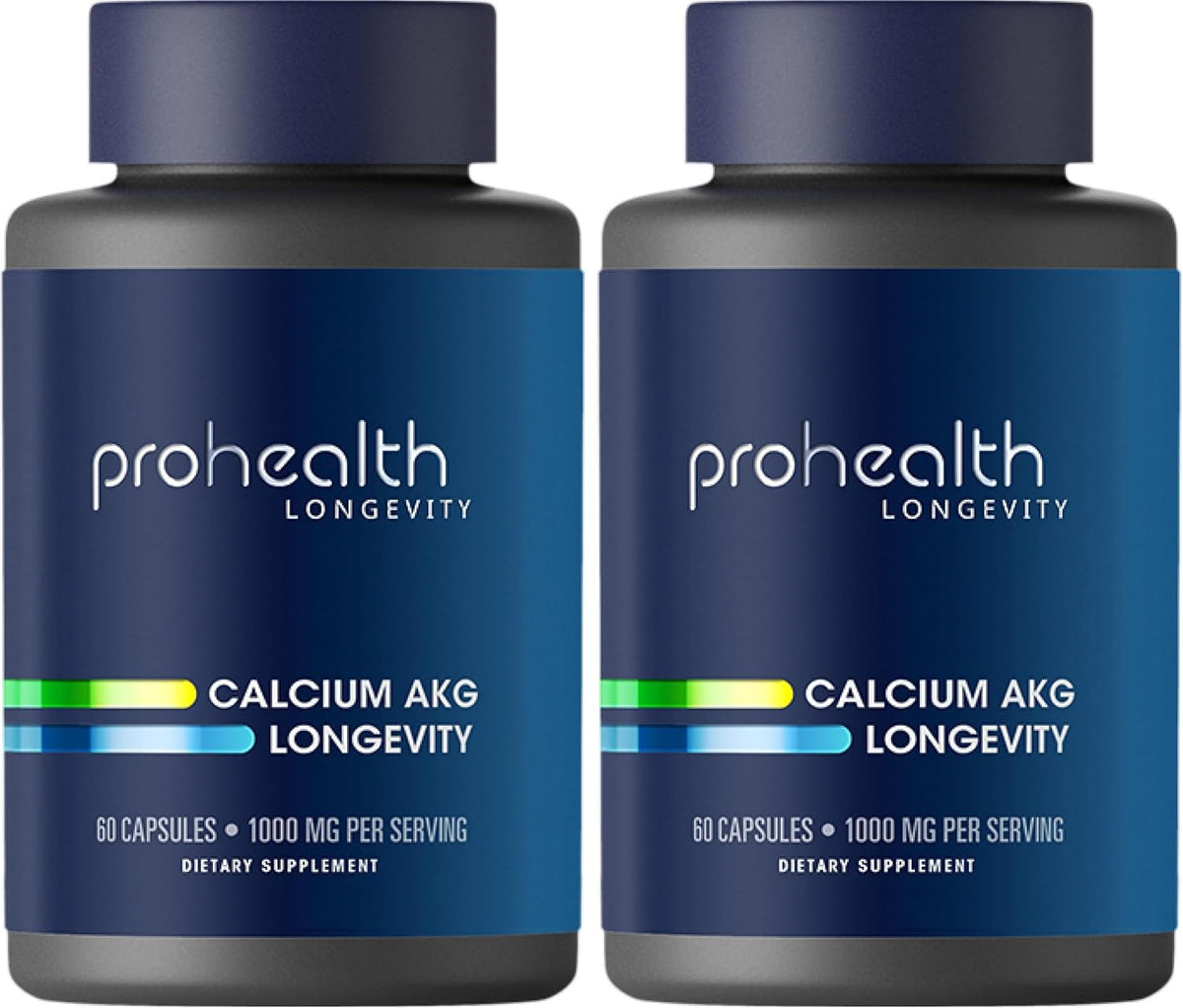 ProHealth Ca-AKG Suplemento de Alfa-cetoglutarato de Calcio (1000 mg, 60 Cápsulas) – Image 10