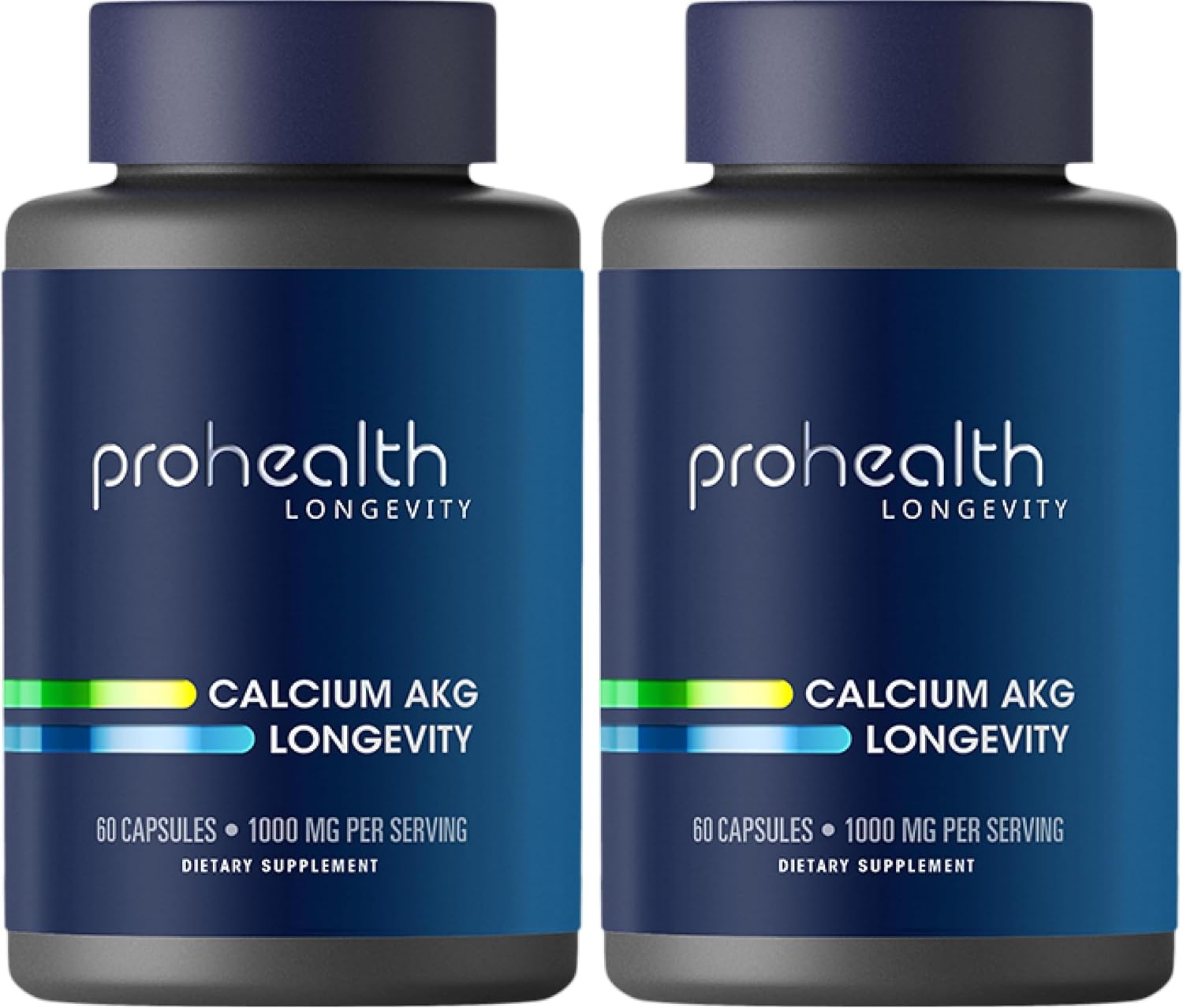 ProHealth Ca-AKG Suplemento de Alfa-cetoglutarato de Calcio (1000 mg, 60 Cápsulas)