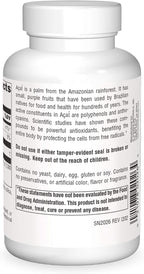 Extracto de Acai 500 mg, 120 Cápsulas