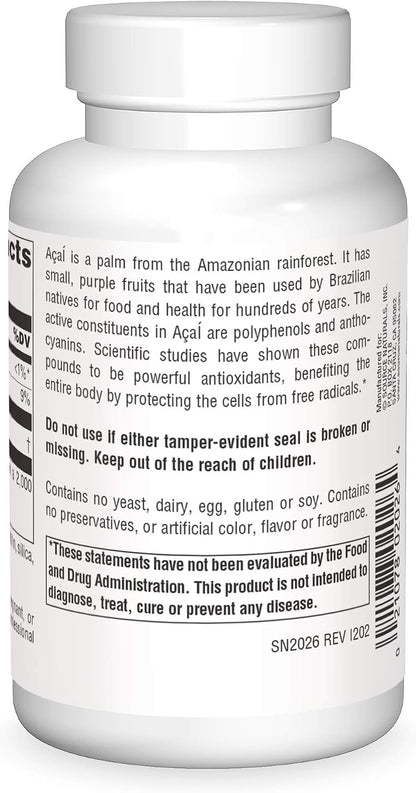 Extracto de Acai 500 mg, 120 Cápsulas – Image 3