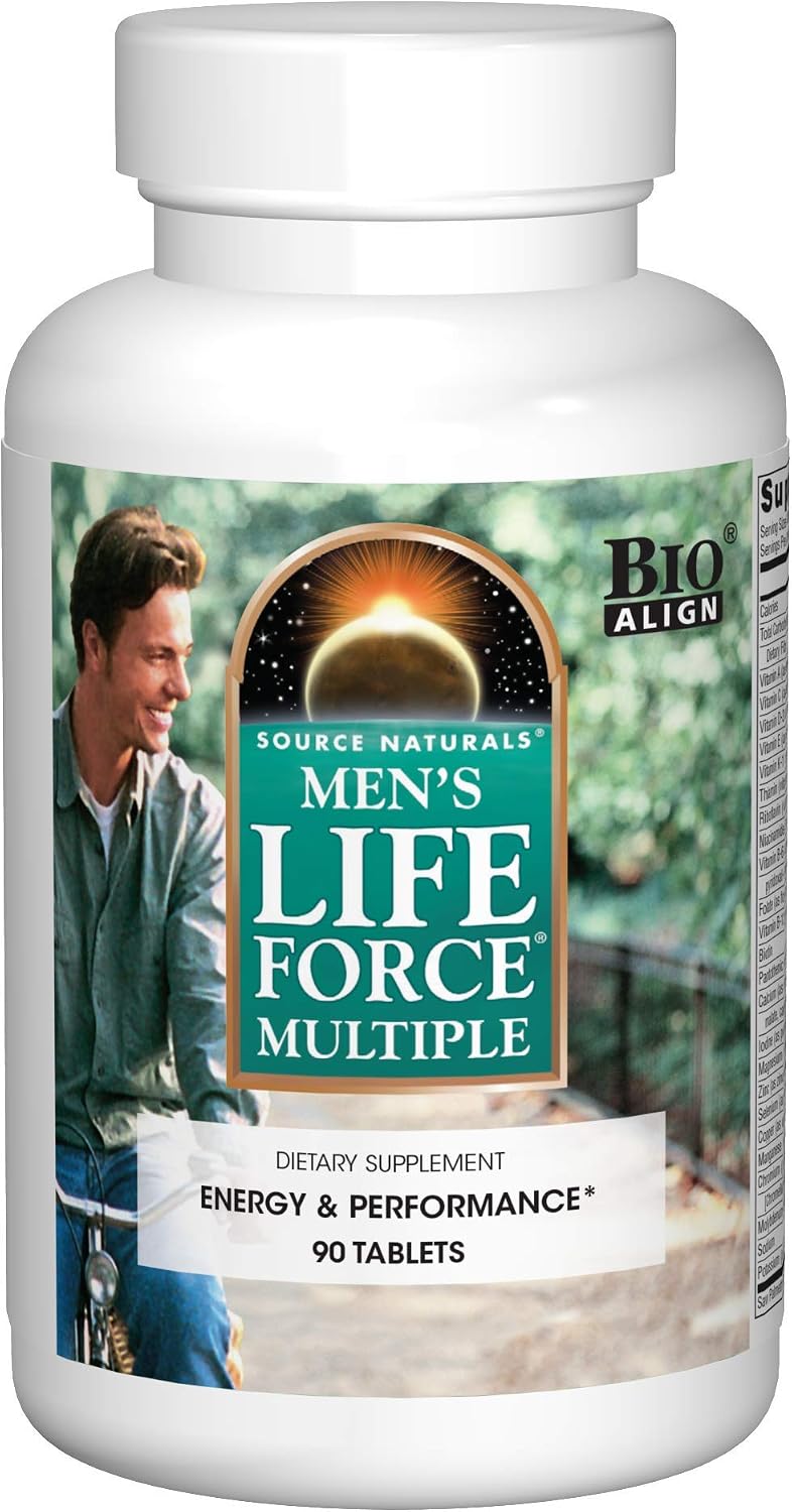 Source Naturals Men's Life Force Multivitamínico Diario para Hombres - 180 Comprimidos