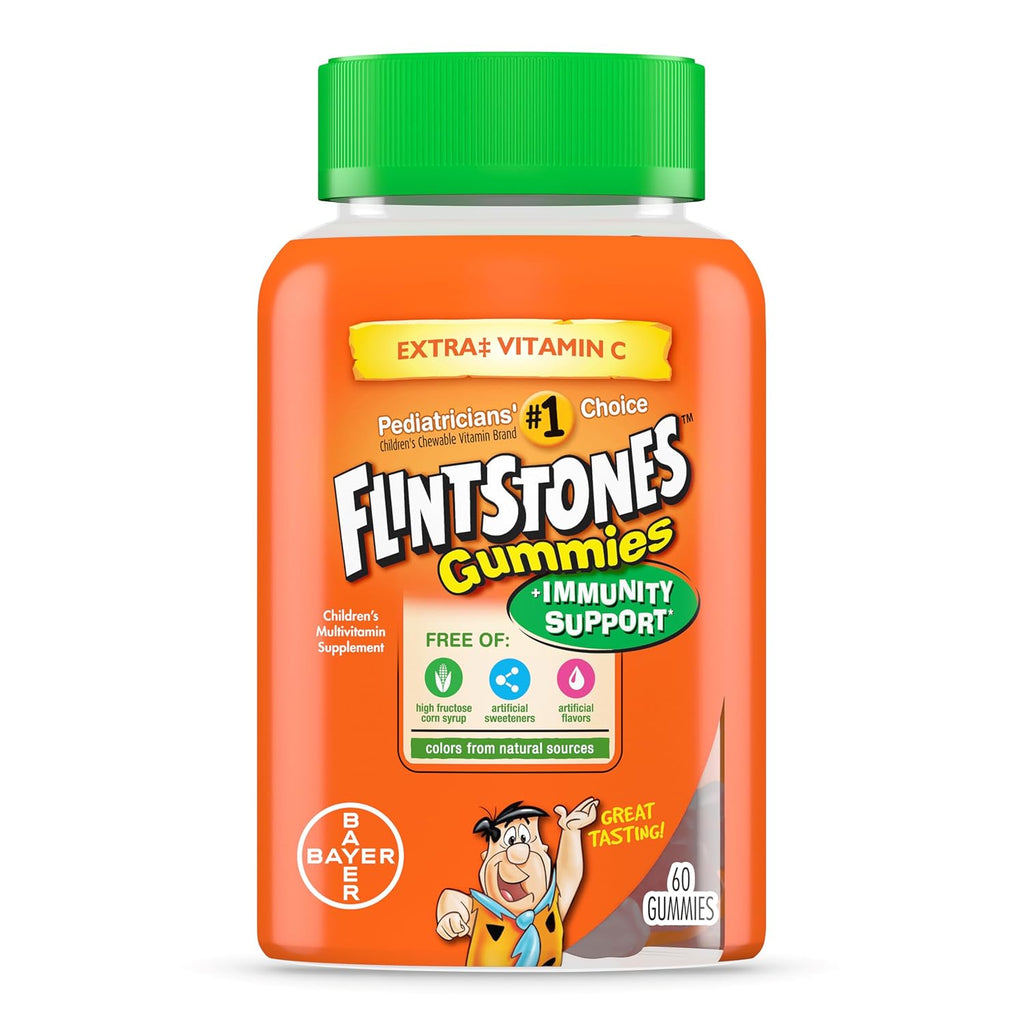 Flintstones Multivitamínico Infantil con Apoyo Inmunitario, Gomitas, 60 unidades