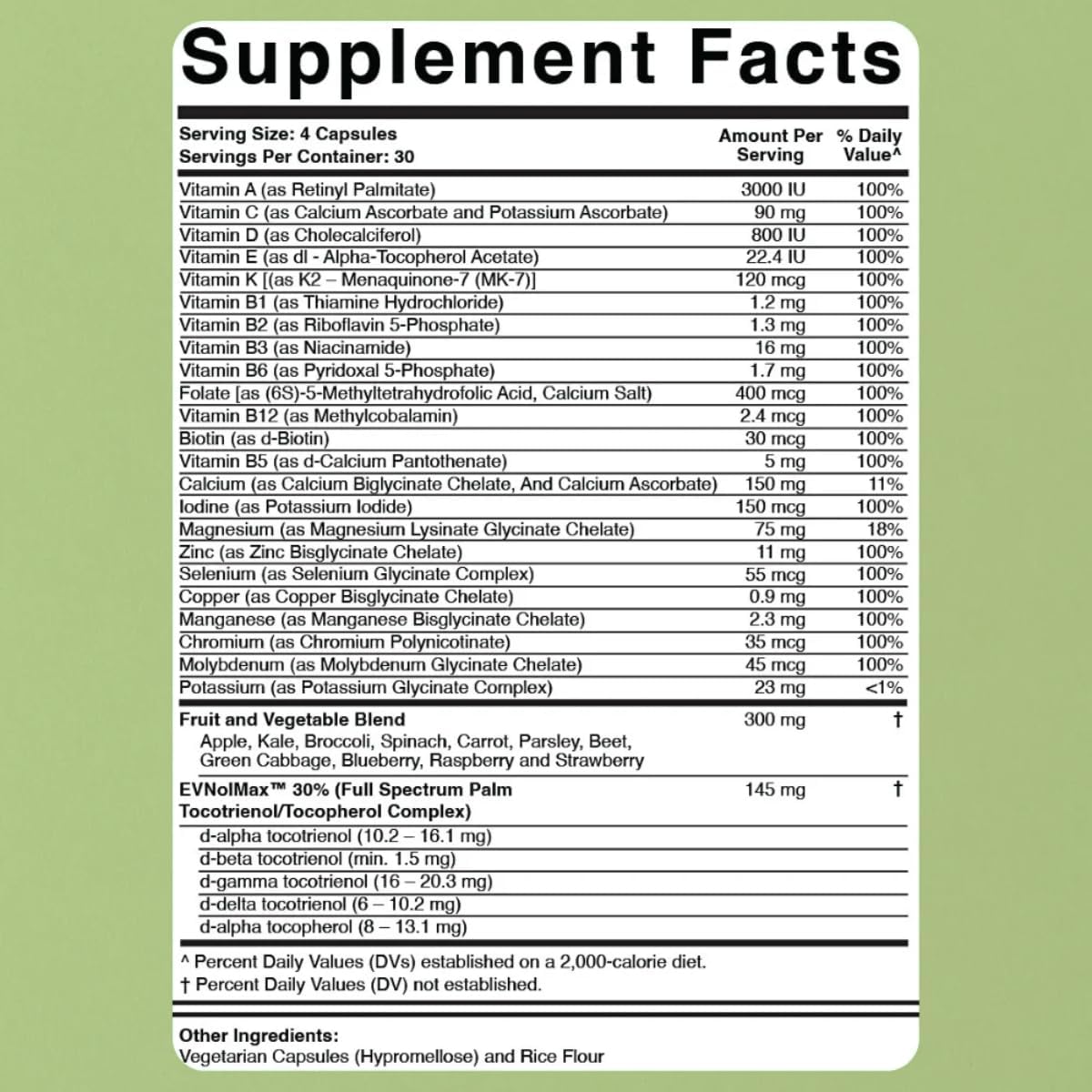 Dr. Colbert Multivitamínico Mejorado Plus con Minerales Quelados y Vitaminas B Activas – 120 comprimidos