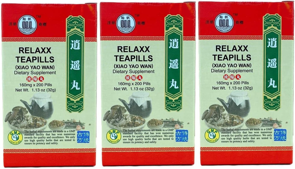 Relaxx Extract Teapill, Xiao Yao Wan Extra Concentrated (200 Pills)