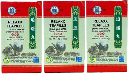 Relaxx Extract Teapill, Xiao Yao Wan Extra Concentrado (200 Comprimidos) - 3 Botellas – Image 1