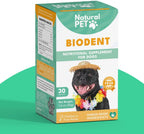 Natural PET Biodent Complemento Nutricional para Perros, Sabor Pollo y Finas Hierbas, 30 Sobres