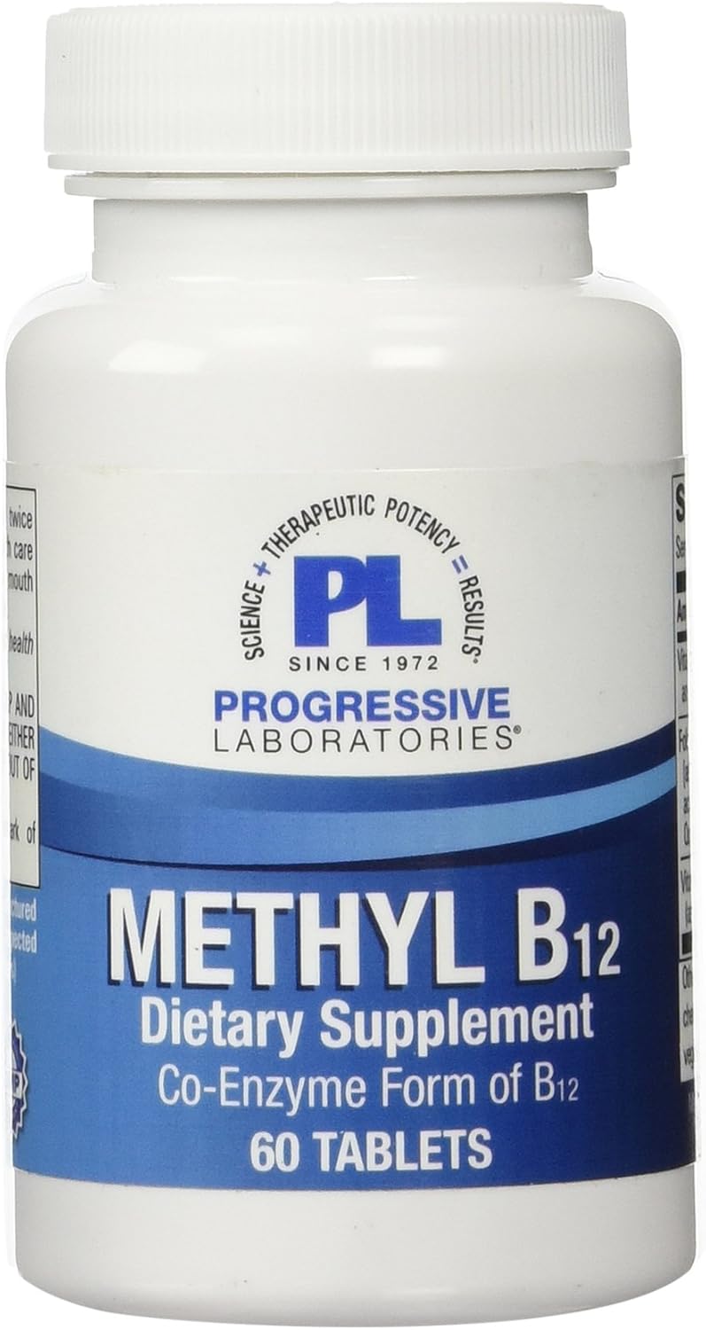 Progressive Labs Metilcobalamina B12, 60 Comprimidos