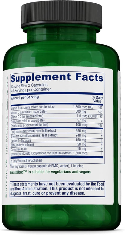 Vitanica BreastBlend - Suplemento para la – Proporcionar antioxidantes como la vitamina C, el selenio y el – Image 2