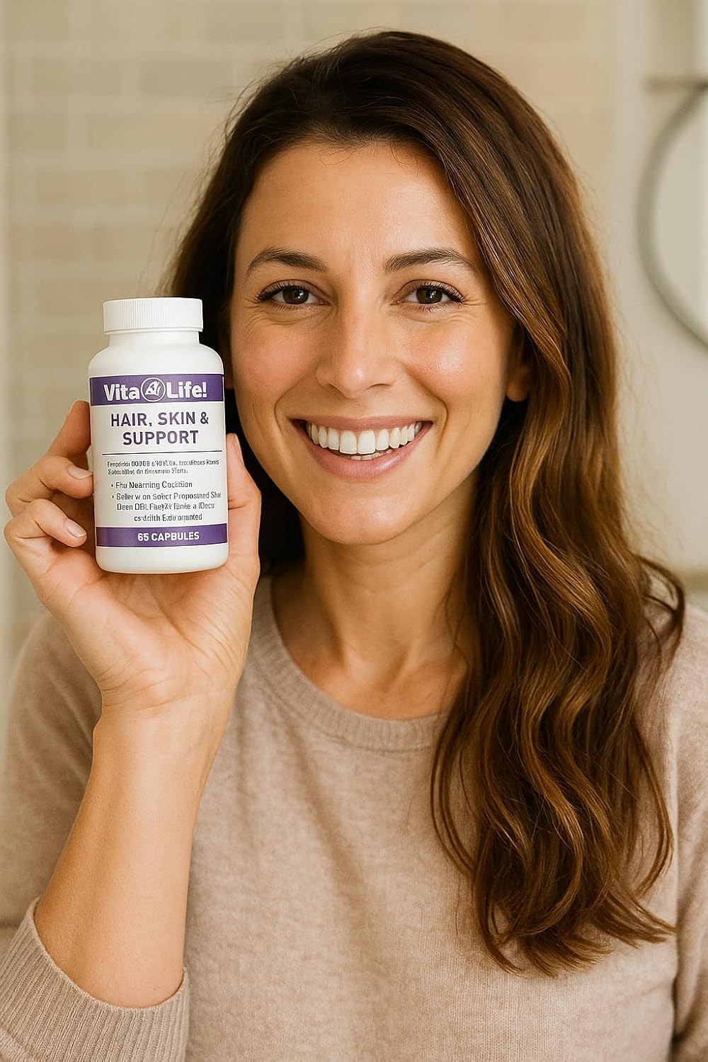 Vita4Life Biotin 1500mcg + MSM Hair, Skin & Nail Support