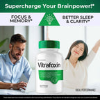 IDEAL PERFORMANCE Vitrafoxin Cápsulas - Suplemento Natural para Nervios y Cerebro (3 Pack)