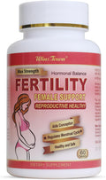 Wins Town Fertility Tablets - Vitaminas Prenatales para Mujer, 60 Comprimidos