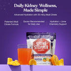 Moonstone Stone Stopper Drink Mix, Tropical - Prevención de Cálculos Renales, 15 Días
