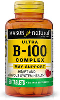 MASON NATURAL Ultra B Complejo B, 100 comprimidos