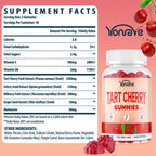 Yonrave Gominolas de Cereza Ácida – Suplemento Vegano con Vitamina C y Semilla de Apio – Sabor a Bayas Mixtas, 60 Unidades