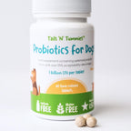 Tails 'N' Tummies Probióticos para Perros - 60 Tabletas para Alergias, Picazón y Salud Digestiva