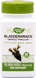 Nature's Way Bladderwrack - 100 Cápsulas Vegetales