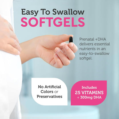 Zahler Prenatal +DHA 300 - Vitaminas – Otros nutrientes: La fórmula incluye vitaminas y minerales esenciales para – Image 6