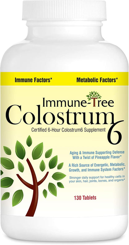 Immune Tree Colostrum6, Certified 6-Hour – Inmunoglobulinas (IgG, IgA, IgM): contribuyen a la defensa inmunitaria – Image 1