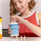 BRAINMD Kids' NeuroVite - Multivitamínico y Mineral, Sabor Naranja, 120 Comprimidos Masticables