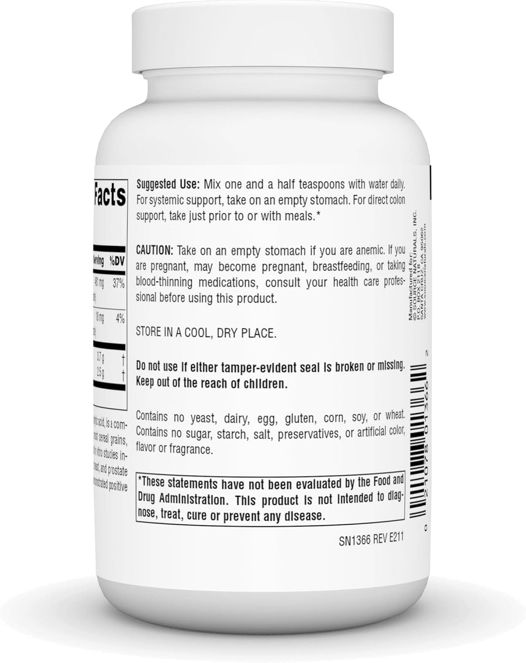 Source Naturals Inositol Hexafosfato IP-6 en Polvo, 100 g