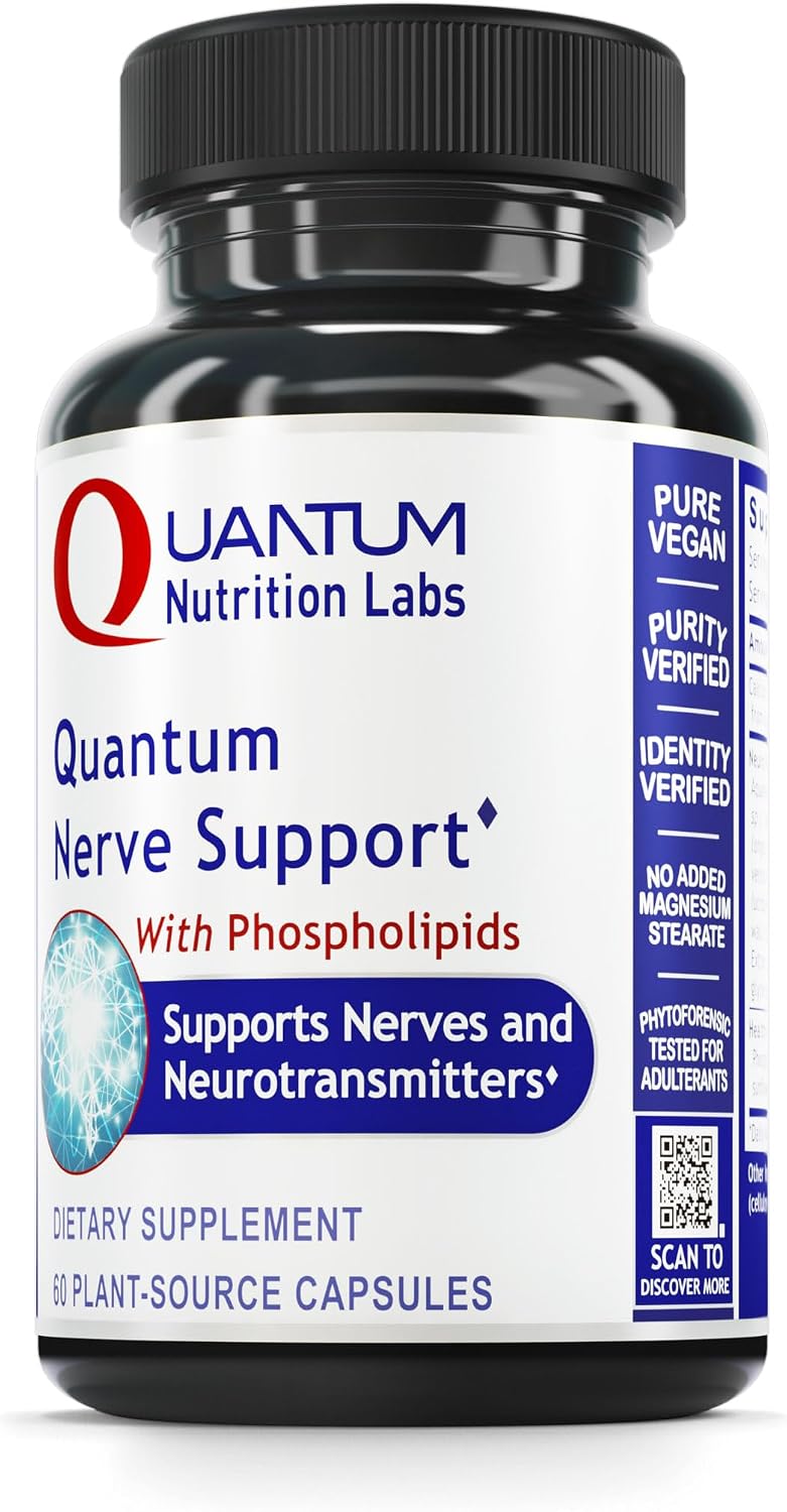 Nerve Support - Suplemento para la Salud Nerviosa y Cerebral - 60 Cápsulas Vegetales