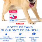 Native Pet Suplemento de Arándano para Perros - Apoyo para la Vejiga y Tracto Urinario - 30 Chews