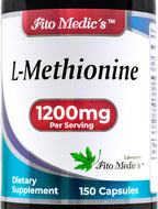 FITO MEDIC'S Lab - L-Metionina 1200mg | 150 Cápsulas