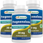 Best Naturals Pregnenolona 30 mg – 120 Comprimidos (Pack de 2)