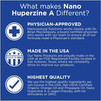 Nano Huperzine A Líquido | 6000mcg | Absorción Instantánea | 30 Dosis