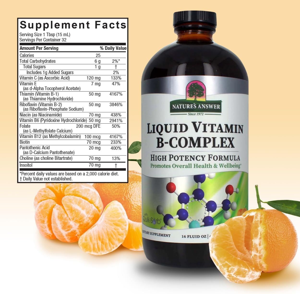 Nature's Answer Liquid Vitamin B-Complex - 473 ml