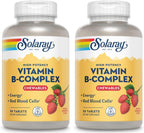 SOLARAY Chewable B-Complex, Strawberry, 50 Tablets