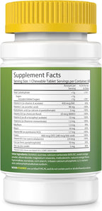 Noor Vitamins Children's Chewable Multivitamin with Iron - 60 Tablets (2 Month Supply)