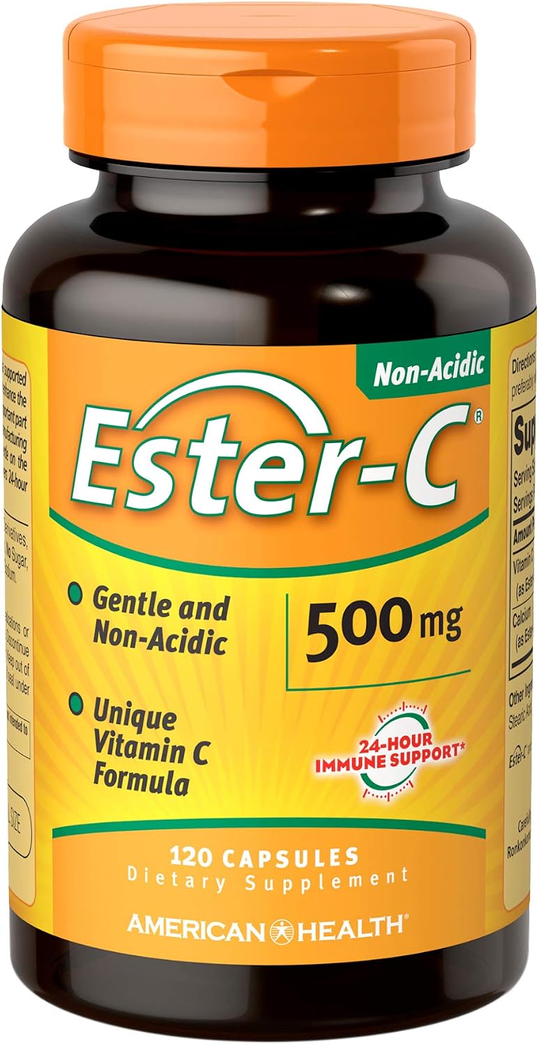 Ester-C 500 mg - 120 Cápsulas - American Health