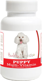 Healthy Breeds Multivitamínico para Cachorros Poodle 60 Comprimidos